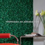 Brilliant Glass Mosaic, Blue green glass tile, green wall tile-V-J7867