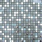 BXAT005 Glass Mosaic mix Stone and Steel-BXAT005