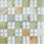Natural Green Onyx Mosaic Designs-GL