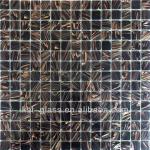 Bisazza style golden star glass mosaic-20G38