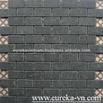 Blue Tumbled Natural Stone Mosaic Tile-T03