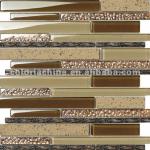 Gold Mosaic, Bathroom Wall Tile, Color Combination for Tiles and Wall-SJ601