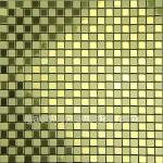 mix metal scrap crystal glass mosaic tile-I2037