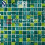23X23 quality blue crystal glass mosaic tile for swimming pool-KHDP_GMT0009