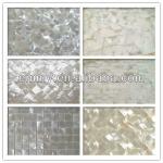 Natural pure white lip mother of pearl white seashell mosaic wall tile-EMBD
