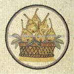 Mosaic Tableau Bowl of pears-TNPBPEARS