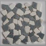 Black White Crazy Pattern Mosaic Tile-Crazy Pattern Mosaic