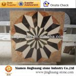 Waterjet medallions and marble tile floor medallion-JH-M07 Tile floor medallion