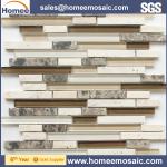 Hotselling glass and stone mosaic tile for hotel-GD0019