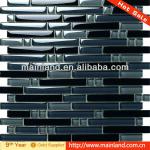 Available in assorted colors Glass mosaic tile-BT003