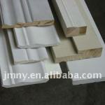 gesso primer white pine wood moulding-