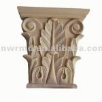 antique wood capitals-WR-6003