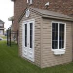 pvc garden shed-optional