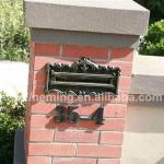 cast aluminum address sign and house number-A-018