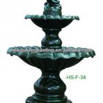 antique outdoor iron casting garden angel water fountain-HS-F-34