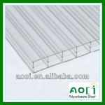 clear plastic roofing panels 16mm triple wall polycarbonate hollow sheet-APH