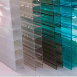 Twin-wall, Triple-wall, Four-wall lexan/bayer polycarbonate (PC) sheet-different style