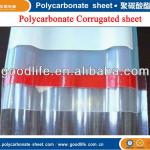Corrugated transparent PC roofing sheet-GL003