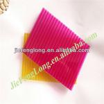 building Materials Two-Tone Polycarbonate Hollow Sheet Twin Wall PC-JFL5936A