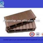 water proof Qinchuan easy installation outdoor wood plastic composit hollow decking with groove-QC03-11