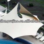 pvc tensile structure membrane(PVDF both sides lacquered)-50905W2