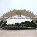 Tensile pvc coated structure-