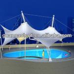 White Tensile Cover Membrane Structure Canopy-MST-074