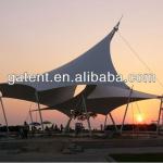 Sea side sunshade leisure tent, wind proof seaside tent-YH-M1250