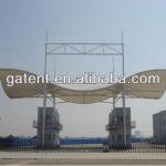 Unique appearance tent,tensile roof tent,steel structure tent-YH-M1250