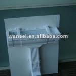 PVC rain gutter system dowspouts-W03-01