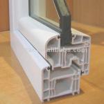 60 series UPVC profiles for picture frame, plastic pvc profiles for casement window 60mm,pvc profiles for hung windows-PC60