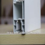 white upvc profile sliding door sash 88mm series-
