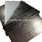 leather fiberglass acoustic wall panel-
