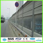hot dipped galvanized &amp; PVC coated sound barrier for highway/railroad (Anping factory, China)-FL003