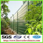 green PVC highway metal noise barrier with fast delivery-FL-n110