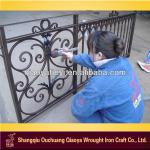 Decoration wrought Iron Stair design-QY-IS007