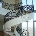 WH201E Wrought iron fashion staircase-WH201E