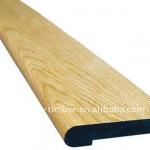 Stair Tread of Laminted wood with Pine, Oak,Maple veneer wraped.-MST05