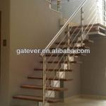 stright stairs/stainless steel stringer staircase/indoor stairs-STS-066