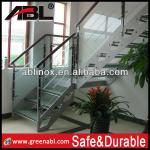 stainless steel staircase railings /interior staircase railing-DD074