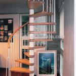Adjustable Steel Wood Spiral Stairs/Staircase for Indoor-LA-002