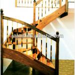 modular Elegant Solid Wooden Stairs(Staircase)-LH-WS013