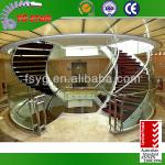 Curved Stainless Steel Staircases-9002-18