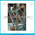 decorative interior stainless steel straight staircase-WS-S5069