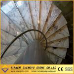 Chinese middle white marble stair-ZY-stair 0060