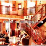 elegant solid wood stair-LH-WS002