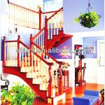 indoor wood stair-LH-WS005