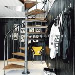 Spiral Customized Stairs (Steel Wood Metal Stairs)-M33
