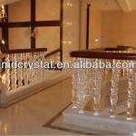 crystal glass indoor outdoor staircase railings for decorative-JMD-LT-109