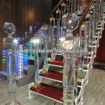 crystal glass classical indoor stair banister railing-JMD-LT-320